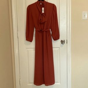 Belted Midi Dress